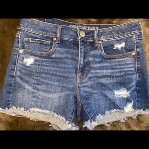 AE size 12 denim midi shorts NWOT